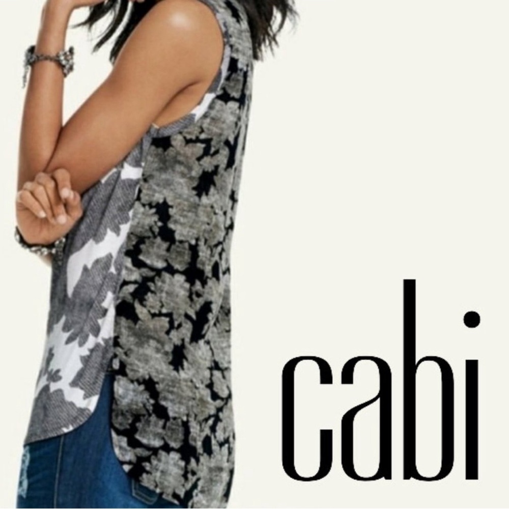 Cabi 3057 Tango Floral Drape Mix Media Tank Medium